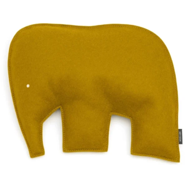 Hey-SIGN ELEFANT Kissen Mit Füllung – 40×30,5×7 Cm – Mustard 1