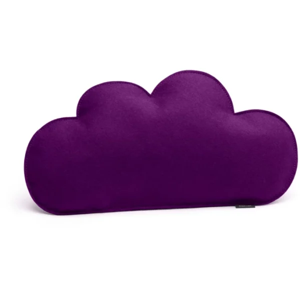 Hey-SIGN WOLKE Kissen Mit Füllung – 47,5x26x7 Cm – Pflaume 1