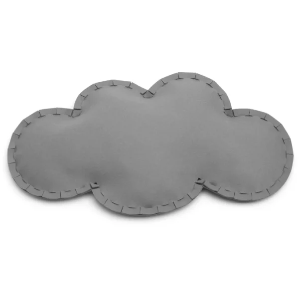 Hey-SIGN WOLKE Bodenkissen Mit Füllung – 95x55x13 Cm – Hellgrau 1