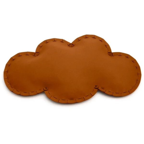 Hey-SIGN WOLKE Bodenkissen Mit Füllung – 95x55x13 Cm – Walnuss 1