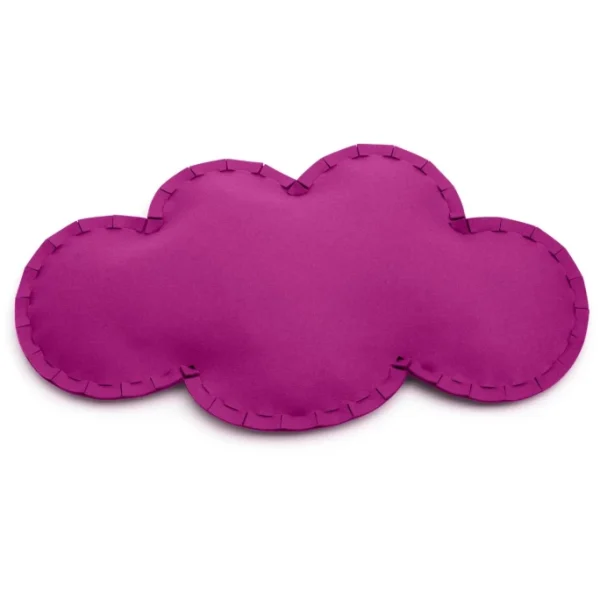 Hey-SIGN WOLKE Bodenkissen Mit Füllung – 95x55x13 Cm – Pink 1