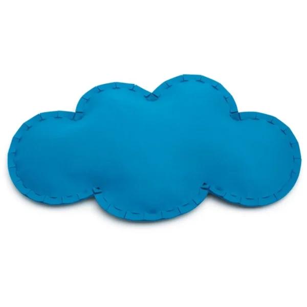 Hey-SIGN WOLKE Bodenkissen Mit Füllung – 95x55x13 Cm – Petrol 1