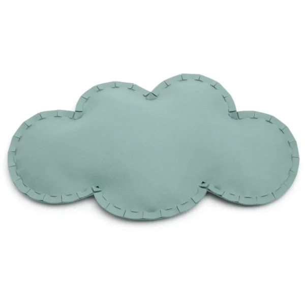 Hey-SIGN WOLKE Bodenkissen Mit Füllung – 95x55x13 Cm – Aqua 1