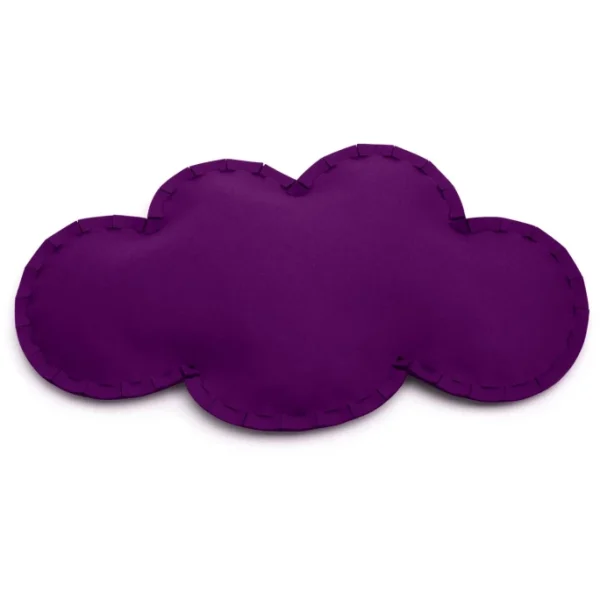 Hey-SIGN WOLKE Bodenkissen Mit Füllung – 95x55x13 Cm – Pflaume 1