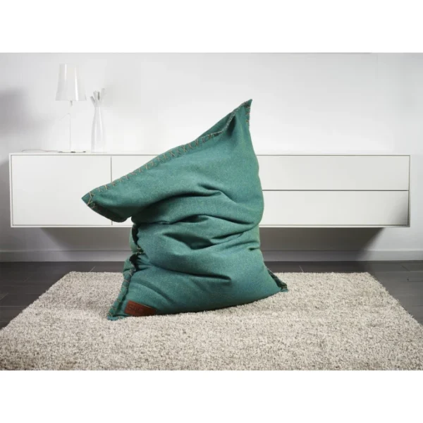 SACKit Cobana Beanbag Junior Sitzsack Indoor/Outdoor – 100×130 Cm – Petrol Melange 4