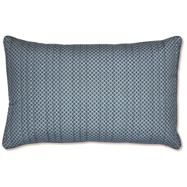 Pip Studio Ribbon Quilted Kissen Mit Füllung – 45×70 Cm – Blau Grün 3
