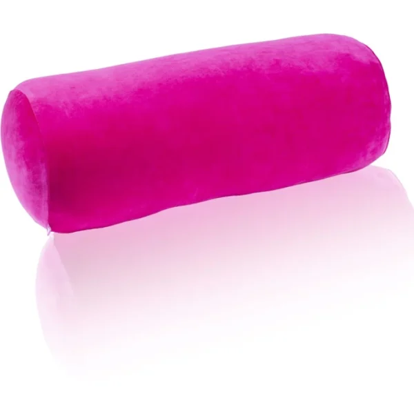 Farbenfreunde Nicky Interior Kissenrolle Groß – Ø 25 Cm – Länge 60 Cm – Cranberry 1