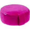 Farbenfreunde Yoga Bodenkissen Aus Nicky-Stoff – Ø 31 Cm – Höhe 11 Cm – Cranberry 7