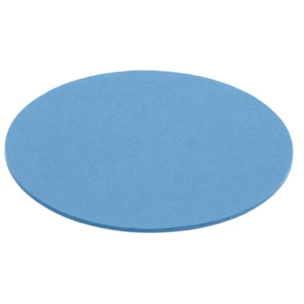 Hey-SIGN Sitzauflage Rund Aus Naturfilz – 4er Set – 4er Set – Größe Ø 35 Cm – Himmel 1