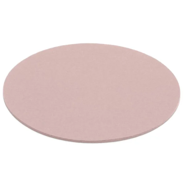 Hey-SIGN Sitzauflage Rund Aus Naturfilz – 4er Set – 4er Set – Größe Ø 35 Cm – Powder 1