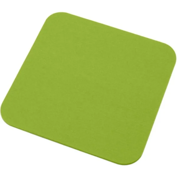 Hey-SIGN Sitzauflage Quadratisch Mit Gerundeten Ecken – 4er Set – 4er Set – Größe 40×40 Cm – Maigrün 1