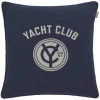 GANT YACHT CLUB Kissenhülle – 50×50 Cm – Evening Blue 7